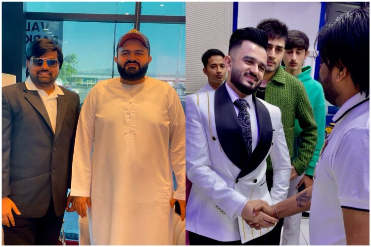 Zamzam Company CEO Chhote Bhai-Bade Bhai gave a grand welcome to Indian writer Devhari Sirvi in Dubai