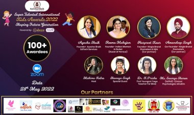 Ayesha Shaik successfully hosts Super Talented International Kids Virtual Awards 2022 – Season 1 to honor Talented Children globally