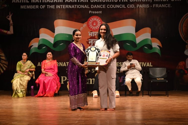 Riddhi Yadav Secures 2nd Place at International Dance Championship, Elevates India's Cultural Pride