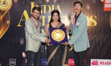Telugu Actress Priyanka Sharma Attends India Achievers Awards 2025 Hosted by India Book of Achievements in Hyderabad