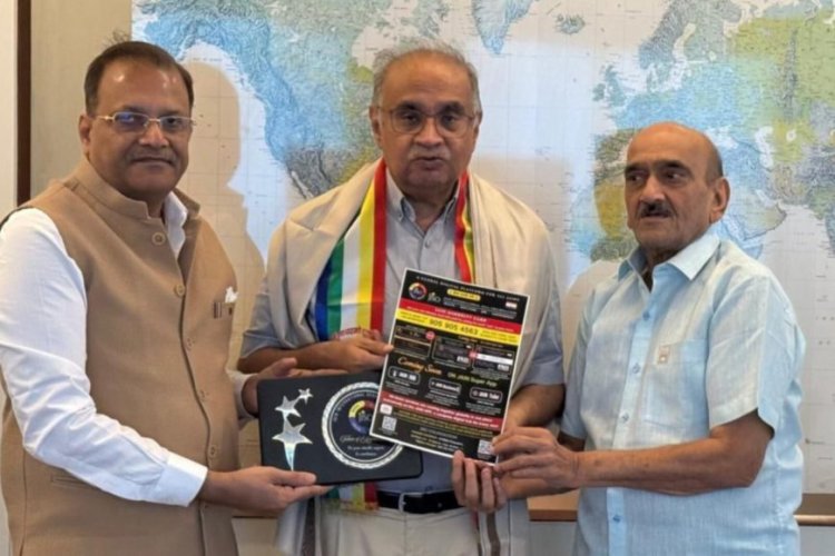 Jiso Foundation team for Jain unity had a special meeting with Mr. Samvegalalbhai, President of Anandji Kalyanji Trust