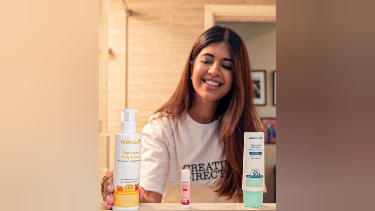 WishCare’s Sunscreens are really convenient for today’s multifunctional hustlers,” said digital creator, singer and actor Sejal Kumar